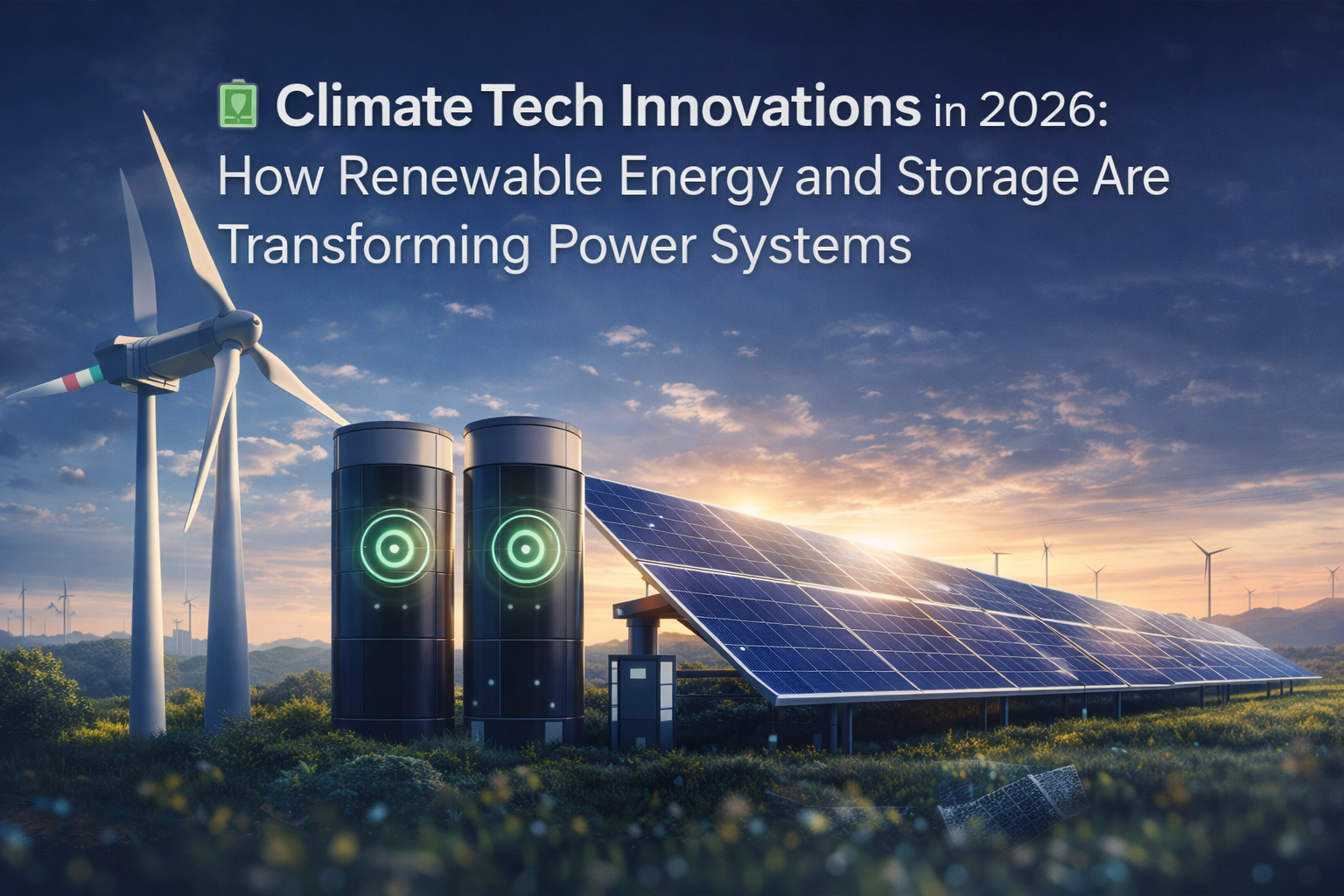 Climate Tech Innovations 2026