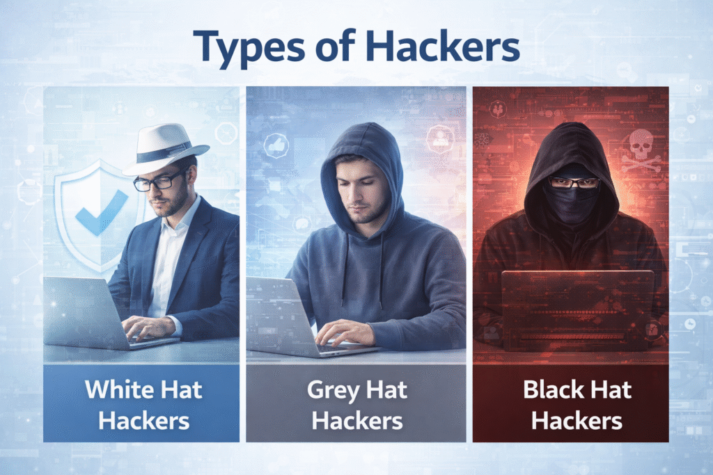 Types of Hackers Types of Hackers