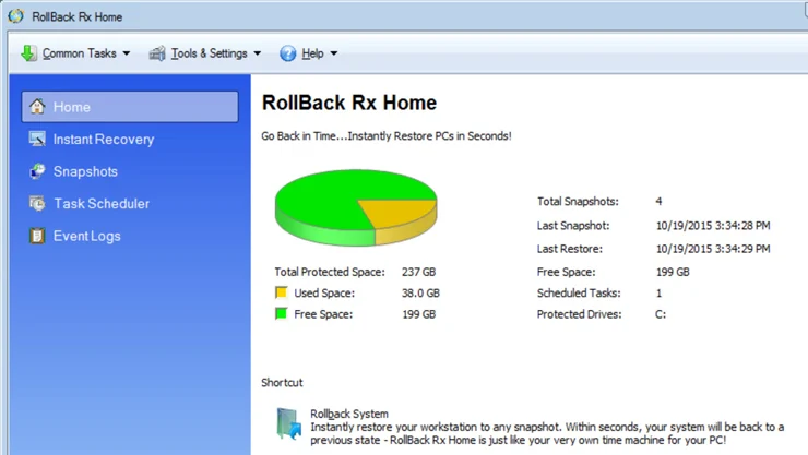 trusted rollback tools for device recovery