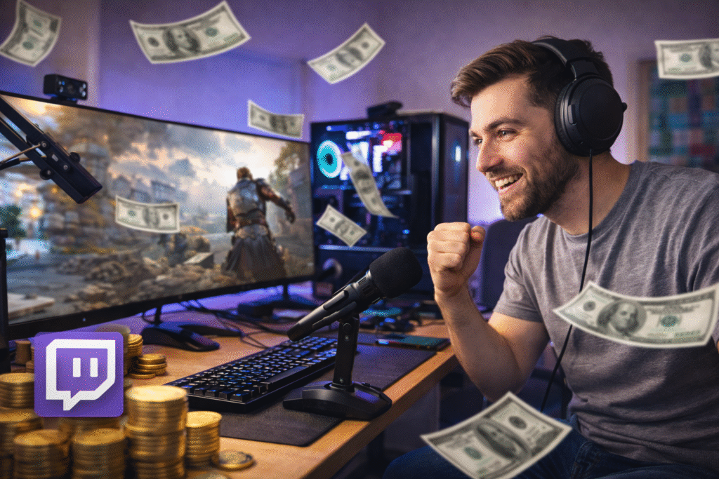 Streaming success and rewards How to Make Money on Twitch Playing Games