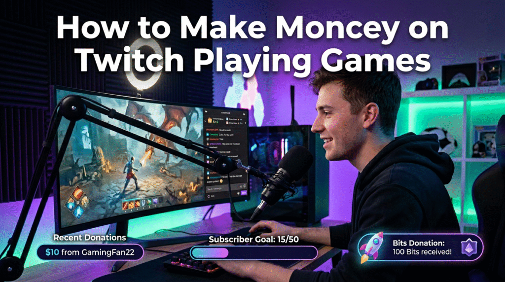 How to Make Money on Twitch Playing Games